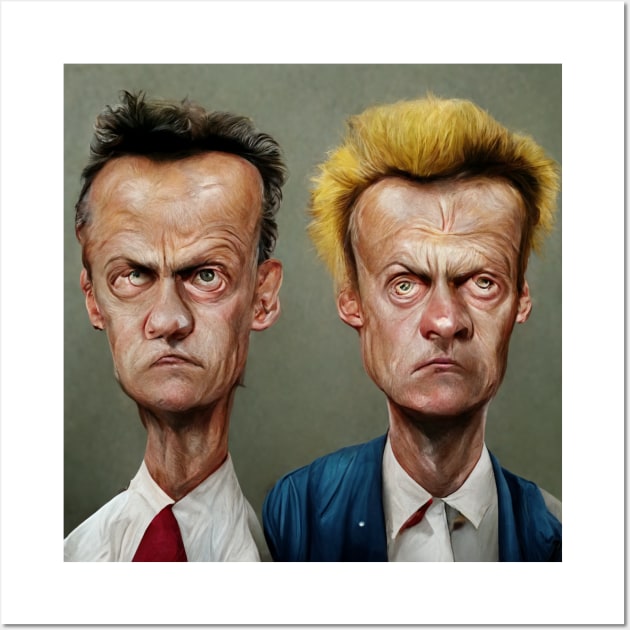 beavis and butthead Real life Wall Art by S-Log